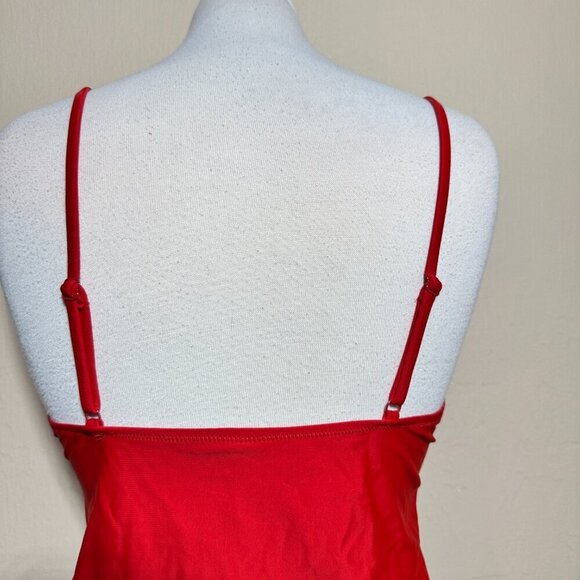 Old Navy Red Ruffle Tankini Top NWOT - Picture 4 of 6
